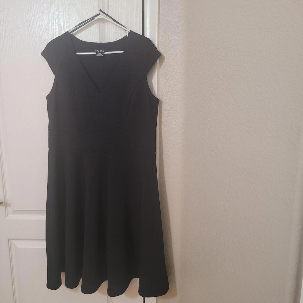 CITY CHIC SZ 14w black dress